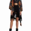 Kimono mit ethnischen Quasten