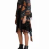 Kimono mit ethnischen Quasten