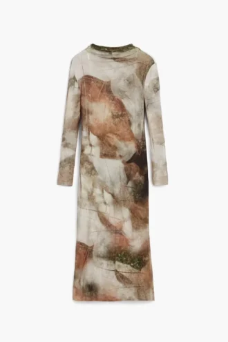 Kleid mit Stehkragen