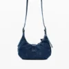 Kleine Denim-Blumentasche Kleine Denim-Blumentasche