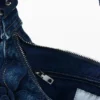 Kleine Denim-Blumentasche Kleine Denim-Blumentasche