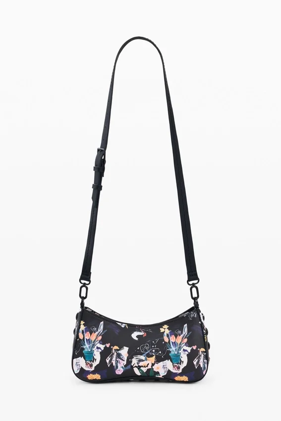 Kleine geflochtene Collage-Tasche Kleine geflochtene Collage-Tasche
