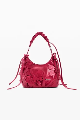 Kleine Tasche mit Blumen-Applikationen Kleine Tasche mit Blumen-Applikationen