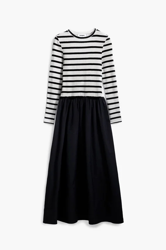 Kombiniertes Midikleid Kombiniertes Midikleid