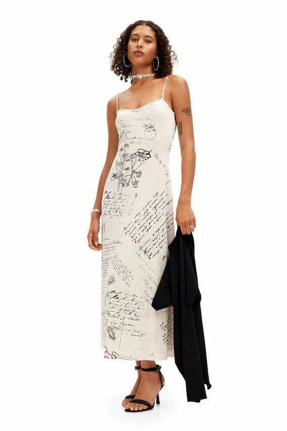 Kombiniertes Midikleid Kombiniertes Midikleid