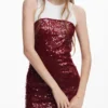 Kombiniertes Midikleid