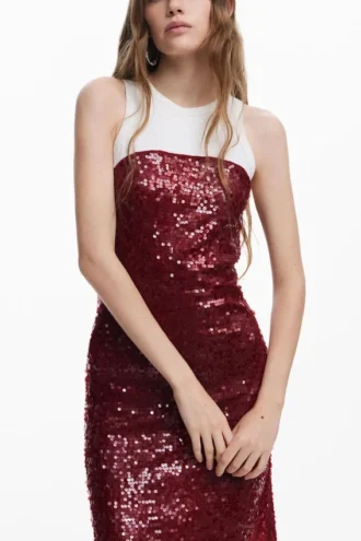 Kombiniertes Midikleid Kombiniertes Midikleid