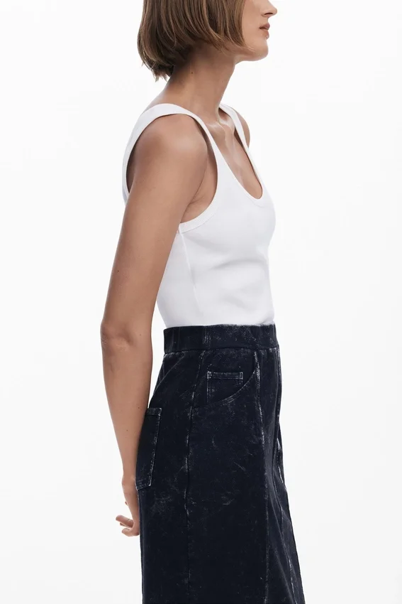 Kombiniertes Midikleid Kombiniertes Midikleid