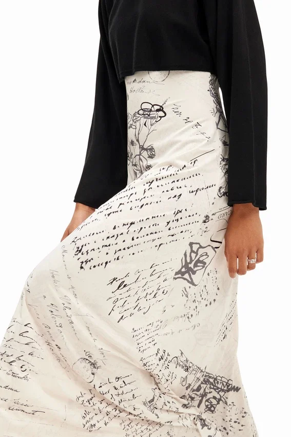 Kombiniertes Midikleid Kombiniertes Midikleid