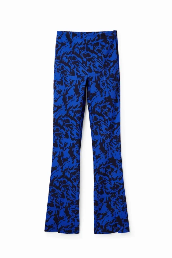 Kunstvolle Hose mit Schlitzen Kunstvolle Hose mit Schlitzen