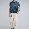 Kurzarm-T-Shirt mit Mosaikmuster Kurzarm-T-Shirt mit Mosaikmuster
