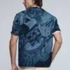 Kurzarm-T-Shirt mit Mosaikmuster Kurzarm-T-Shirt mit Mosaikmuster