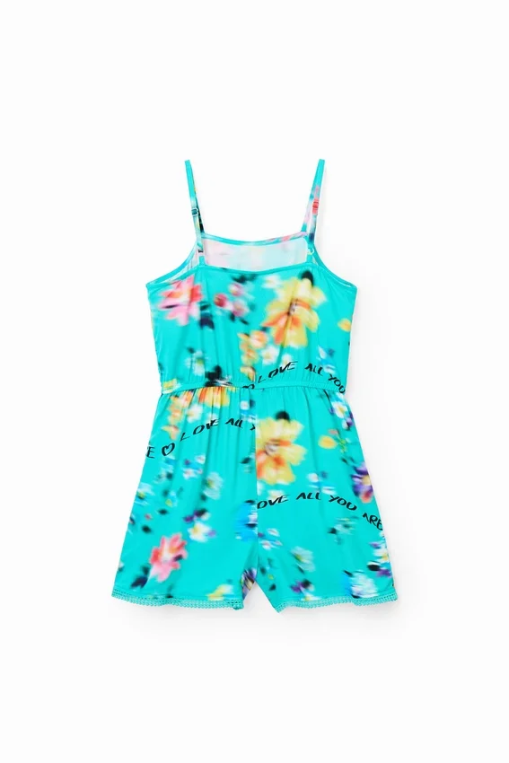 Kurzer Playsuit mit Trägern Kurzer Playsuit mit Trägern