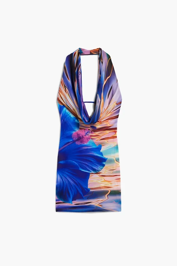 Kurzes Kleid „Flower Water“ Kurzes Kleid „Flower Water“