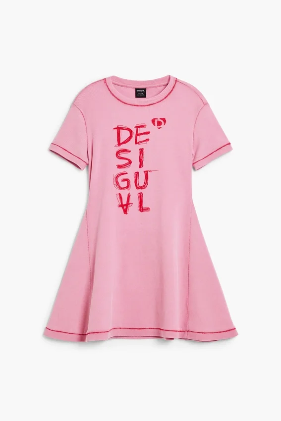 Kurzes Kleid mit Logo Kurzes Kleid mit Logo