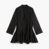 Kurzes Plumetis-Kleid Kurzes Plumetis-Kleid