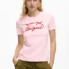Kurzärmeliges Strick-T-Shirt Kurzärmeliges Strick-T-Shirt