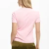 Kurzärmeliges Strick-T-Shirt Kurzärmeliges Strick-T-Shirt