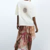 Kurzärmeliges Strick-T-Shirt Kurzärmeliges Strick-T-Shirt