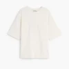 Kurzärmeliges Strick-T-Shirt Kurzärmeliges Strick-T-Shirt