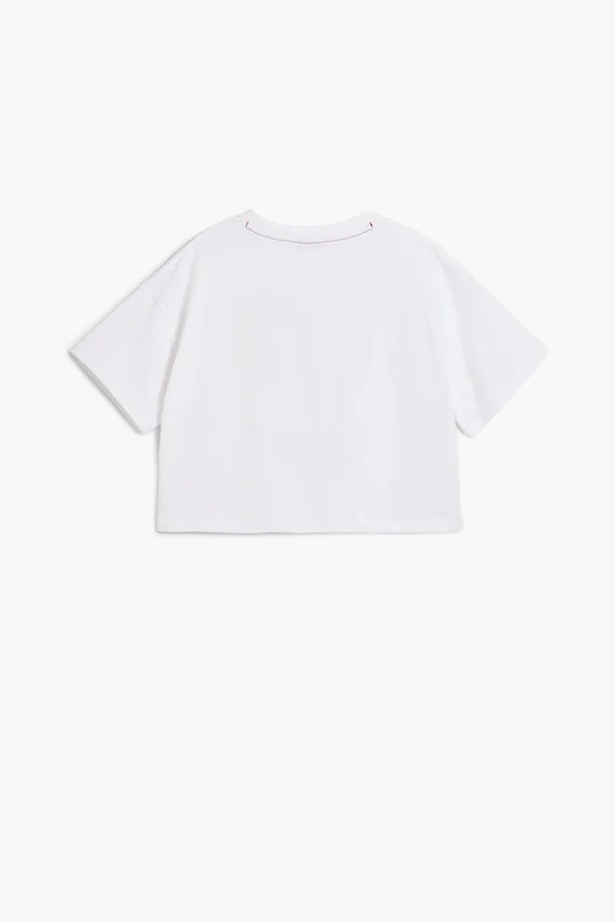 Kurzärmeliges T-Shirt mit Herz Kurzärmeliges T-Shirt mit Herz