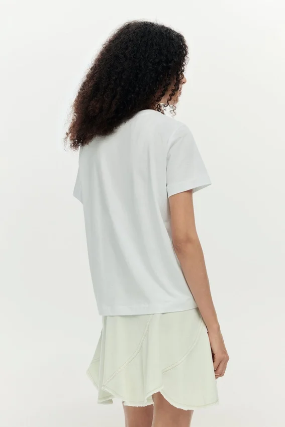 Kurzärmeliges T-Shirt mit Herzmotiv Kurzärmeliges T-Shirt mit Herzmotiv