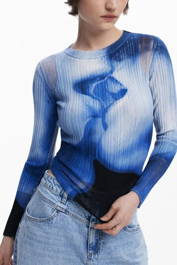 Langarm-T-Shirt „Kiss“ Langarm-T-Shirt „Kiss“
