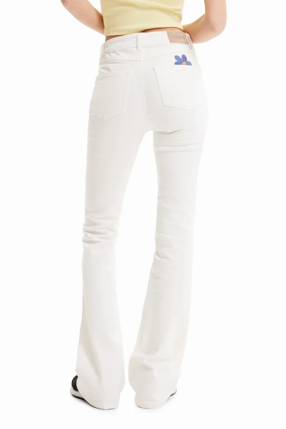 Lange Flare-Jeans Lange Flare-Jeans