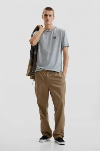 Lange Hose aus Mischgewebe