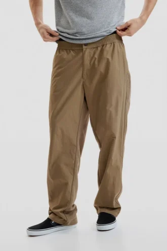 Lange Hose aus Mischgewebe