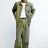 Lange Hose im Military-Stil Lange Hose im Military-Stil