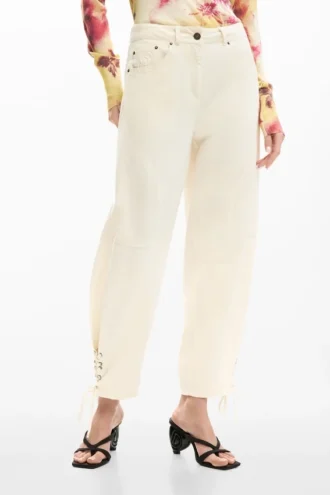 Lange Hose mit Bindegürtel Lange Hose mit Bindegürtel