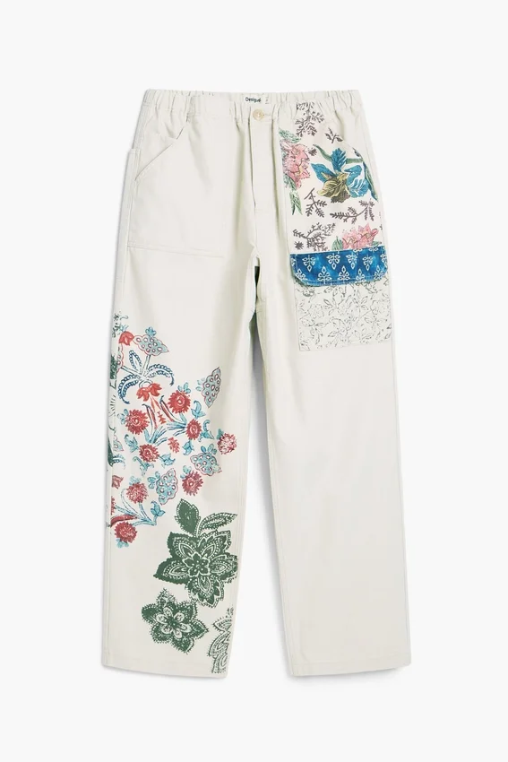 Lange Hose mit Blumenmuster Lange Hose mit Blumenmuster