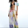 Lange Hose mit Blumenprint Lange Hose mit Blumenprint