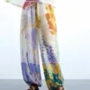 Lange Hose mit Blumenprint Lange Hose mit Blumenprint