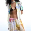 Lange Hose mit Blumenprint Lange Hose mit Blumenprint