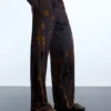 Lange Hose mit Flockdruck Lange Hose mit Flockdruck