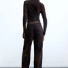 Lange Hose mit Flockdruck Lange Hose mit Flockdruck