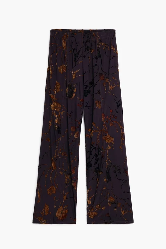 Lange Hose mit Flockdruck Lange Hose mit Flockdruck