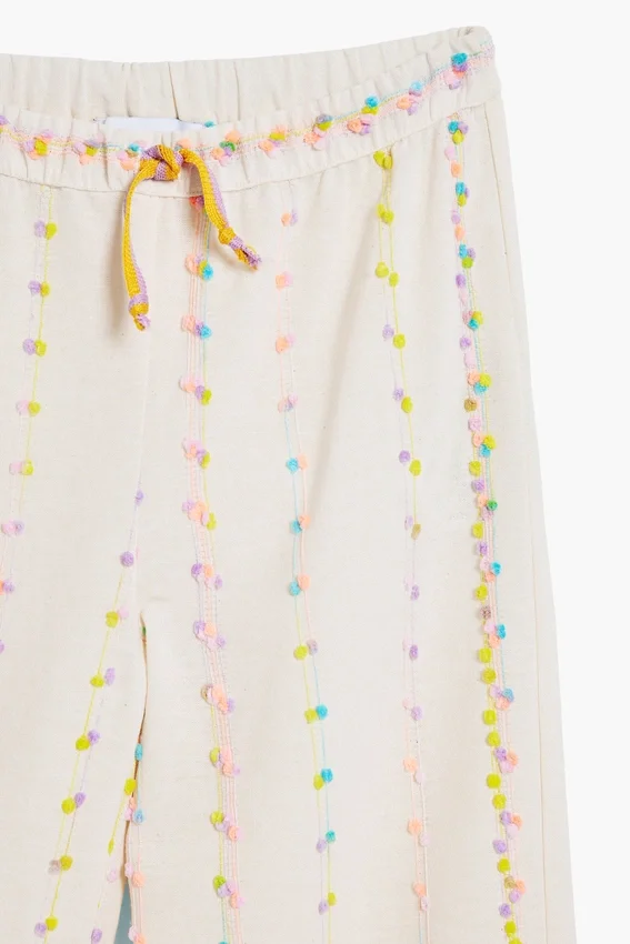 Lange Hose mit Pompons Lange Hose mit Pompons