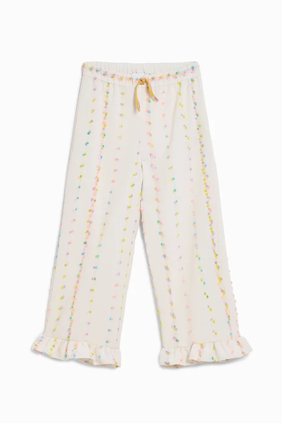 Lange Hose mit Pompons Lange Hose mit Pompons