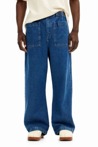 Lange Jeans mit Taschen