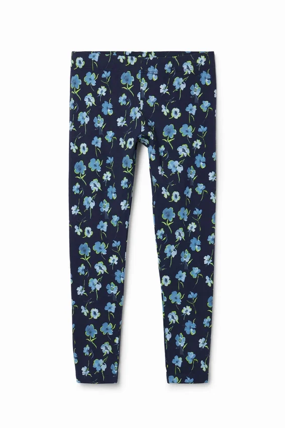 Lange Leggings mit Blumenmuster Lange Leggings mit Blumenmuster