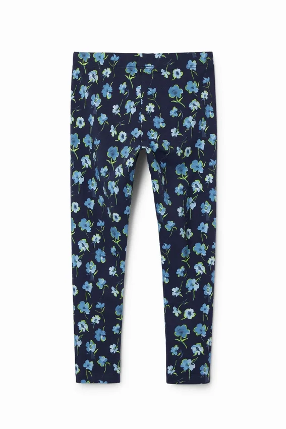 Lange Leggings mit Blumenmuster Lange Leggings mit Blumenmuster