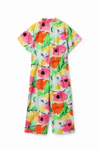 Langer Jumpsuit mit Blumenmuster Langer Jumpsuit mit Blumenmuster