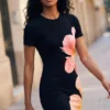 Langes Blumenkleid Langes Blumenkleid