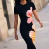 Langes Blumenkleid Langes Blumenkleid
