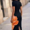 Langes Blumenkleid Langes Blumenkleid