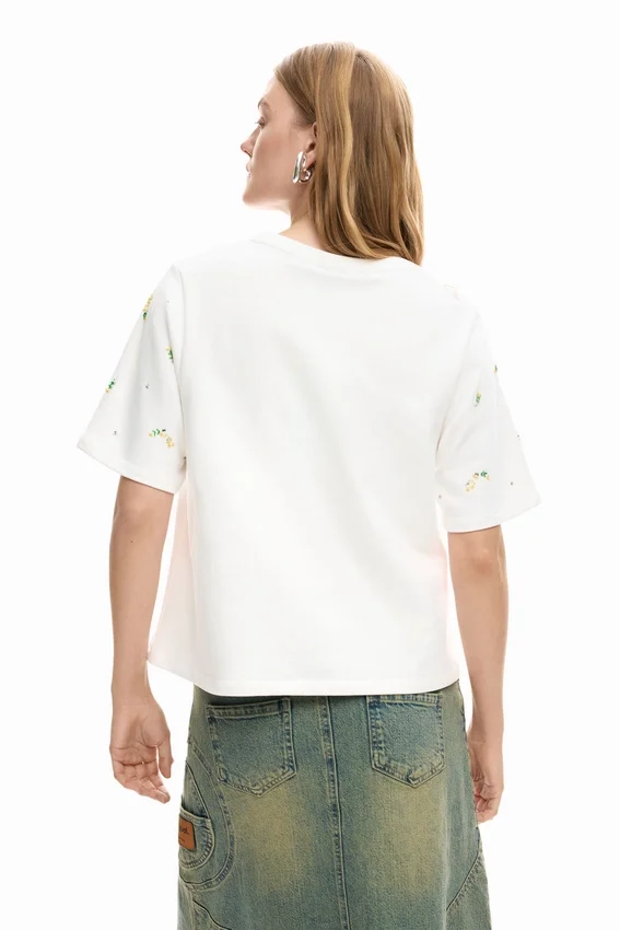 Logo-T-Shirt mit Applikationen Logo-T-Shirt mit Applikationen