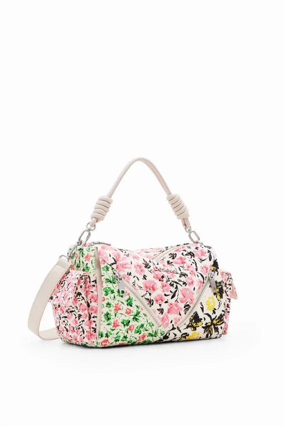 M Canvas-Tasche mit Blumenmuster M Canvas-Tasche mit Blumenmuster